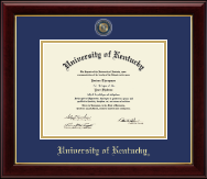 University of Kentucky diploma frame - Masterpiece Medallion Diploma Frame in Gallery