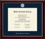 Saint Anselm College diploma frame - Masterpiece Medallion Diploma Frame in Gallery Silver