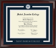 Saint Anselm College diploma frame - Showcase Edition Diploma Frame in Encore