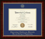 University of California Riverside diploma frame - Gold Embossed Diploma Frame in Murano