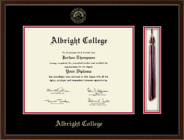 Albright College diploma frame - Tassel & Cord Diploma Frame in Delta