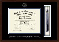 Southern Connecticut State University Tassel Edition Diploma Frame in Delta