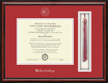 Wells College diploma frame - Tassel Edition Diploma Frame in Southport