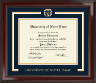 University of Notre Dame diploma frame - Spirit Medallion Diploma Frame in Encore