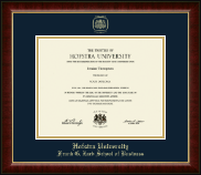 Hofstra University Gold Embossed Diploma Frame in Murano