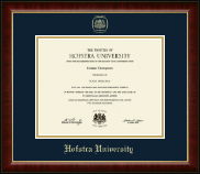 Hofstra University diploma frame - Gold Embossed Diploma Frame in Murano