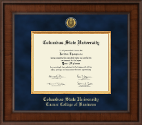 Columbus State University Presidential Gold Engraved Diploma Frame in Madison