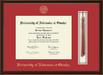 University of  Nebraska at Omaha Tassel Edition Diploma Frame in Delta