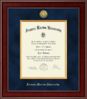 Francis Marion University Presidential Gold Engraved Diploma Frame in Jefferson