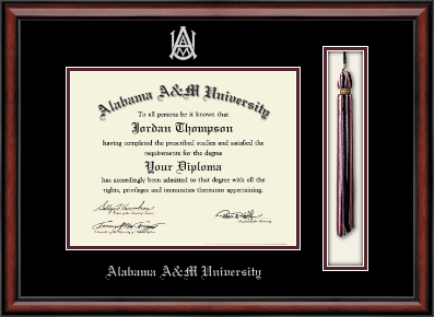 Alabama A&M University diploma frame - Tassel & Cord Diploma Frame in Southport