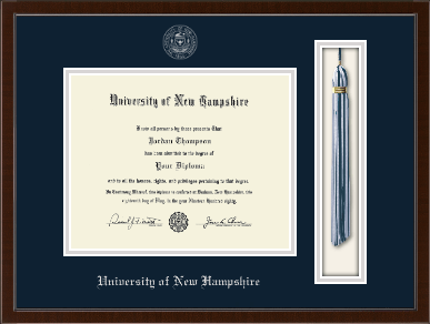 University of New Hampshire diploma frame - Tassel & Cord Diploma Frame in Delta