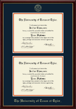 The University of Texas at Tyler Double Diploma Frame in Galleria