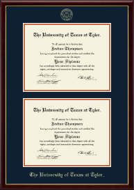 Double Diploma Frame