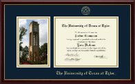 The University of Texas at Tyler diploma frame - Campus Scene Diploma Frame in Galleria