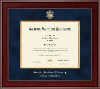 Georgia Southern University diploma frame - Presidential Masterpiece Diploma Frame in Jefferson