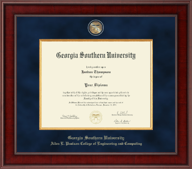 Georgia Southern University diploma frame - Presidential Masterpiece Diploma Frame in Jefferson