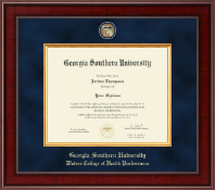 Georgia Southern University Presidential Masterpiece Diploma Frame in Jefferson