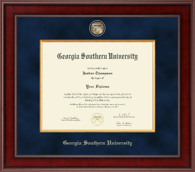 Georgia Southern University diploma frame - Presidential Masterpiece Diploma Frame in Jefferson