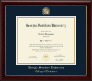 Georgia Southern University Masterpiece Medallion Diploma Frame in Gallery