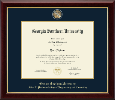 Georgia Southern University diploma frame - Masterpiece Medallion Diploma Frame in Gallery