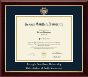 Georgia Southern University Masterpiece Medallion Diploma Frame in Gallery
