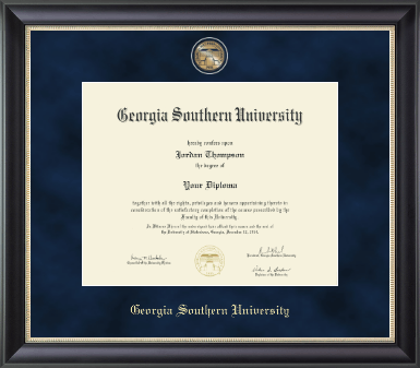 Georgia Southern University diploma frame - Regal Edition Diploma Frame in Noir