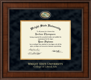 Wright State University diploma frame - Presidential Masterpiece Diploma Frame in Madison