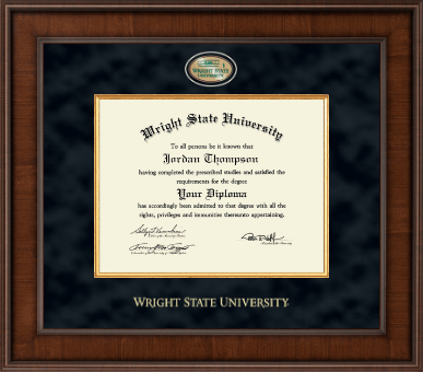 Wright State University diploma frame - Presidential Masterpiece Diploma Frame in Madison