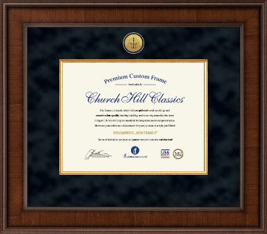 Dentistry Certificate Frames and Gifts certificate frame - Presidential Dental Certificate Frame in Madison