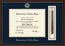 University of Notre Dame diploma frame - Tassel Edition Diploma Frame in Delta