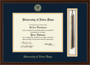 Tassel & Cord Diploma Frame