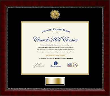 Registered Nurse Certificate Frames and Gifts certificate frame - Engraved Registered Nurse Certificate Frame in Sutton