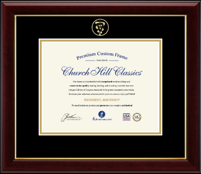 Veterinary Certificate Frames and Gifts certificate frame - Embossed Veterinary Certificate Frame in Gallery