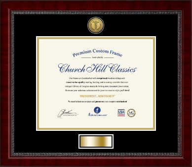 Medical School Certificate Frames and Gifts certificate frame - Engraved Medical Certificate Frame in Sutton