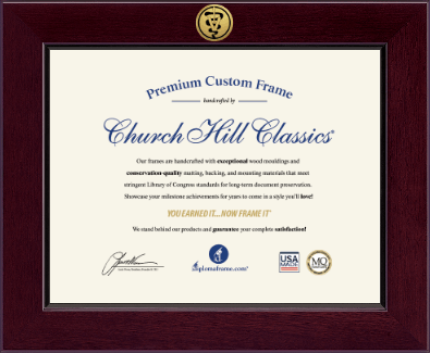 Veterinary Certificate Frames and Gifts certificate frame - Century Veterinary Certificate Frame in Cordova