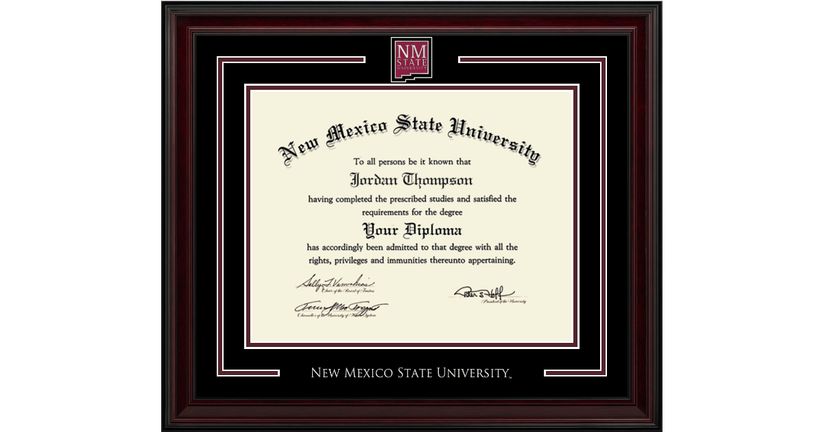 Showcase Edition Diploma Frame in Encore New Mexico State University in Las Cruces Item 315838