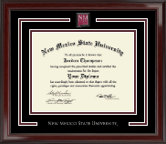 New Mexico State University in Las Cruces Showcase Edition Diploma Frame in Encore
