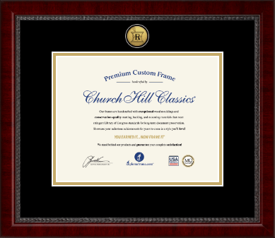 Pharmacy Certificate Frames and Gifts certificate frame - Engraved Pharmacy Certificate Frame in Sutton