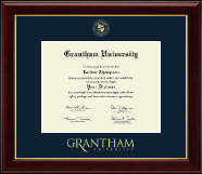 Grantham University Gold Embossed Diploma Frame in Gallery