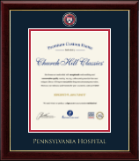 University of Pennsylvania Masterpiece Medallion Certificate Frame in Gallery