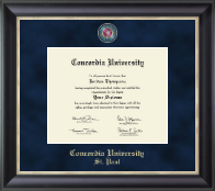 Concordia University Saint Paul Minnesota diploma frame - Regal Edition Diploma Frame in Noir