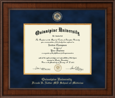 Quinnipiac University diploma frame - Presidential Masterpiece Diploma Frame in Madison
