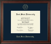 Kent State University diploma frame - Gold Embossed Diploma Frame in Studio