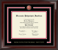 Worcester Polytechnic Institute diploma frame - Showcase Edition Diploma Frame in Encore