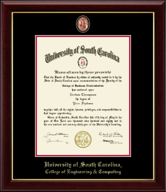 University of South Carolina diploma frame - Masterpiece Medallion Diploma Frame in Gallery