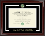 Manhattan College Showcase Edition Diploma Frame in Encore