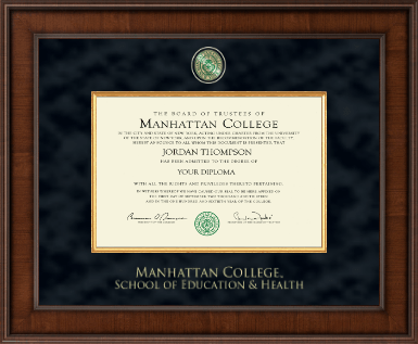 Manhattan College diploma frame - Presidential Masterpiece Diploma Frame in Madison