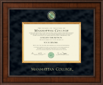 Manhattan College diploma frame - Presidential Masterpiece Diploma Frame in Madison