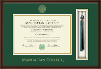 Manhattan College diploma frame - Tassel & Cord Diploma Frame in Delta
