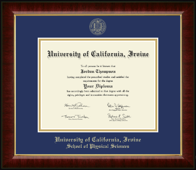 University of California Irvine diploma frame - Gold Embossed Diploma Frame in Murano